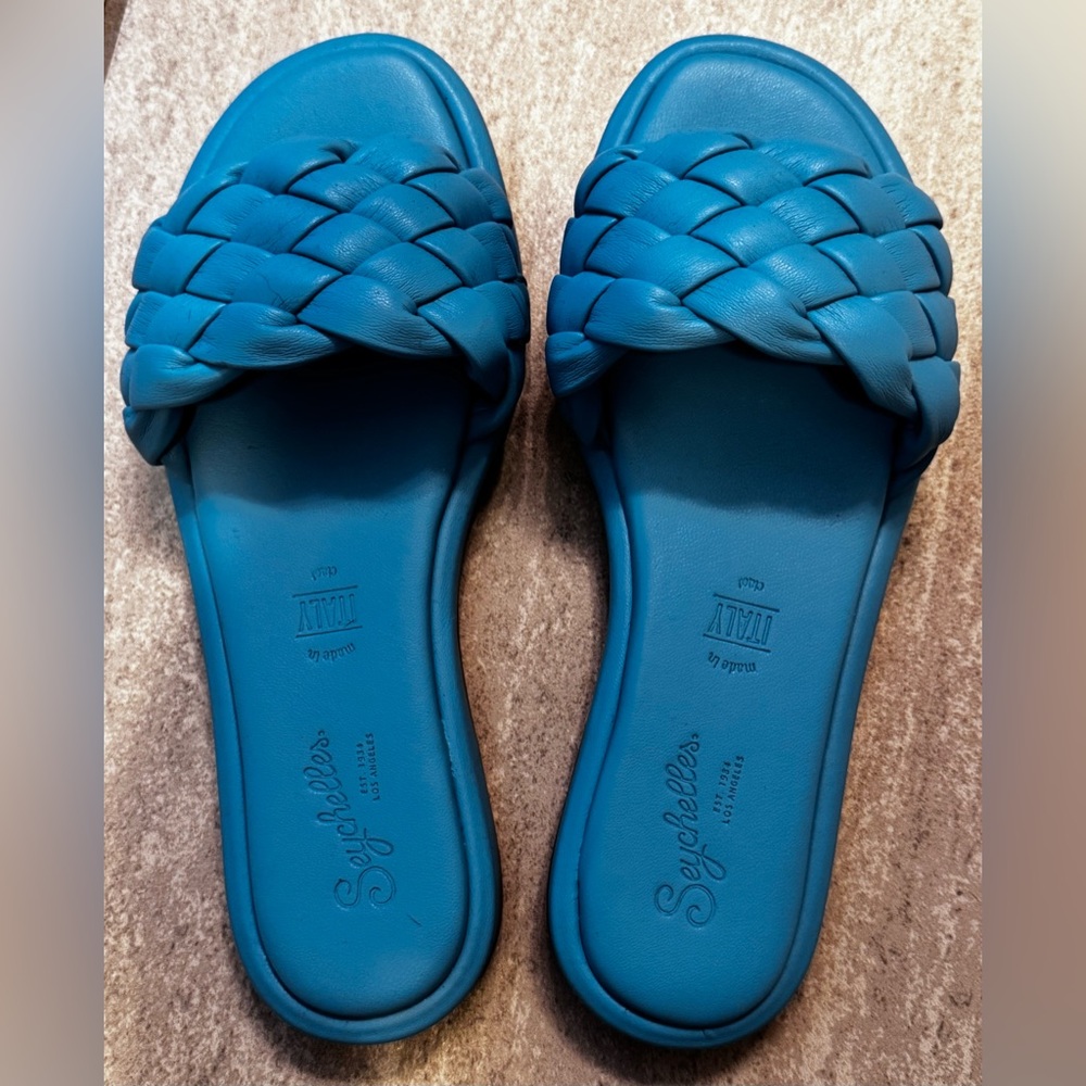 Seychelles Women's Vibrant Blue Braided Sandals